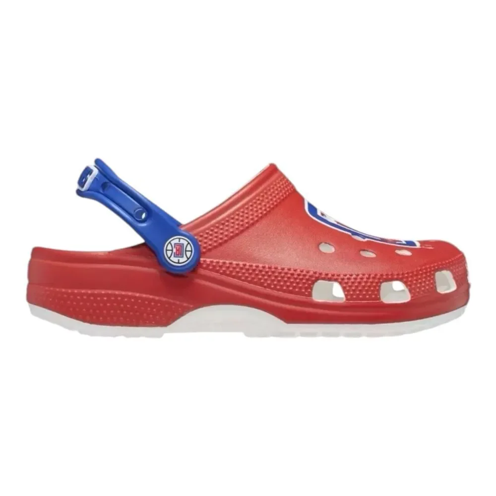 Crocs Classic Clog Los‎ Angeles Clippers NBA Red Slip On Size Men's 8 Women's 10